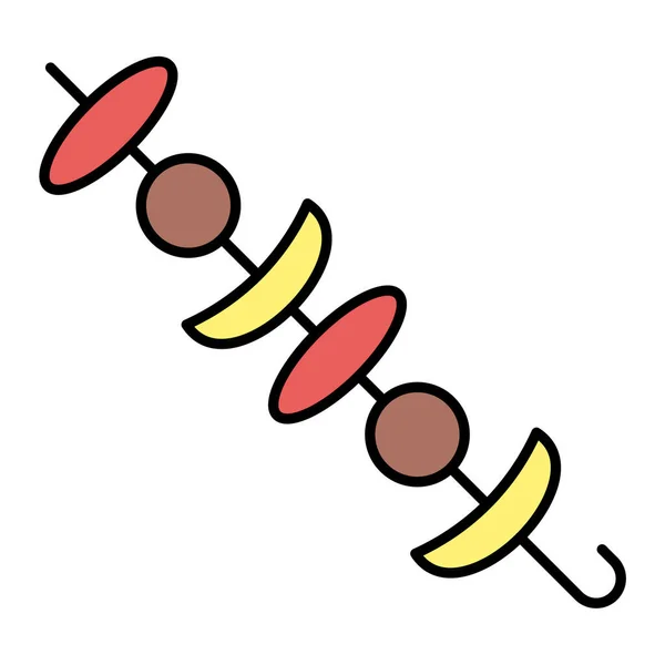 Sausage Web Icon Simple Illustration — Stock Vector