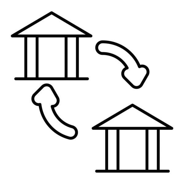 Векторная Иллюстрация Иконки Банка — стоковый вектор
