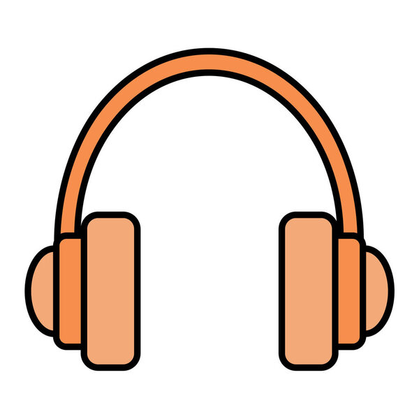 headphones icon vector illustration