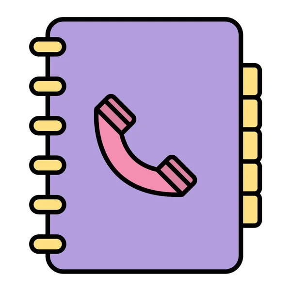 Icono Del Teléfono Vector Ilustración — Vector de stock