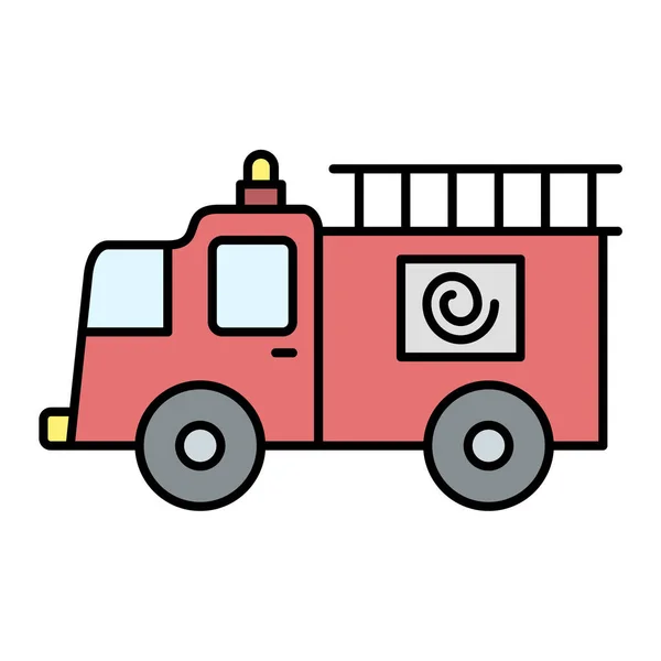 Krankenwagen Ikone Vektor Illustration Design — Stockvektor