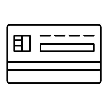 Kredi kartı ikonu vektör illüstrasyonu