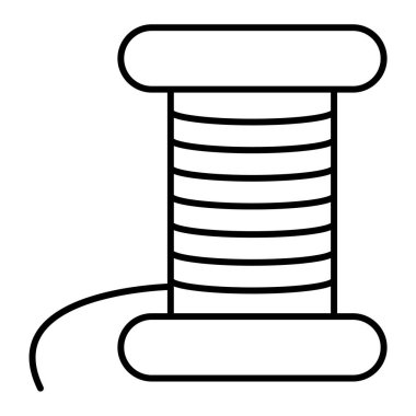 İp simgesi. Beyaz arkaplanda izole edilmiş web tasarımı için ana iğne vektör sembolü