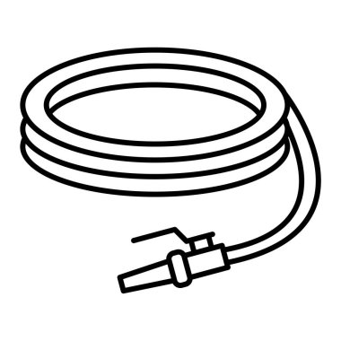 Bir bardak su simgesinin vektör çizimi.