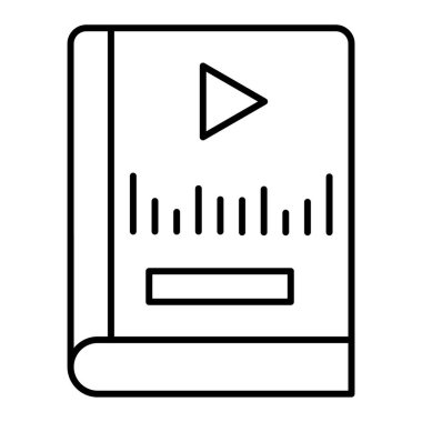 okul kitabı ikonu vektör illüstrasyonu