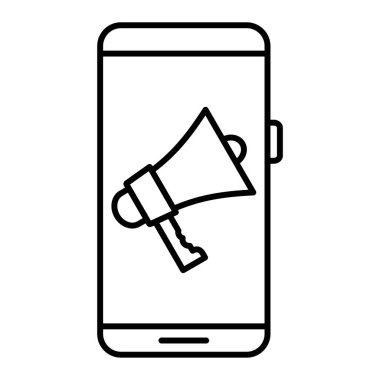 cep telefonu konuşma kabarcığı vektör çizimi tasarımı