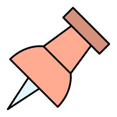 itme PIN simge vektör çizim