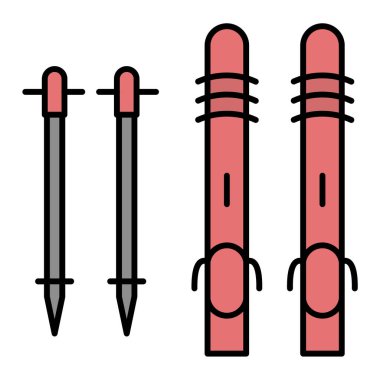 kalem simgesi vektör illüstrasyonu