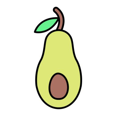 taze meyve ve sebze vektör illüstrasyon grafik tasarımı