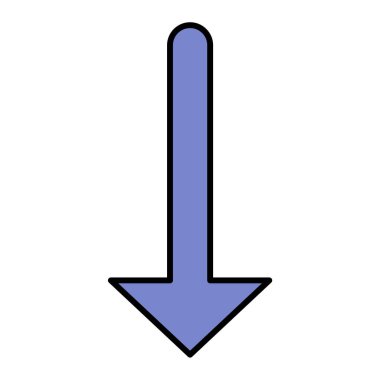 Ok. Web simgesi basit illüstrasyon