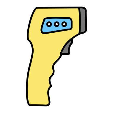 Bir anahtarla çizilmiş bir çizgi roman karalaması.