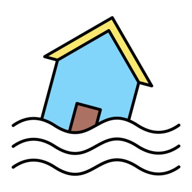 ev simgesi vektör illüstrasyonu