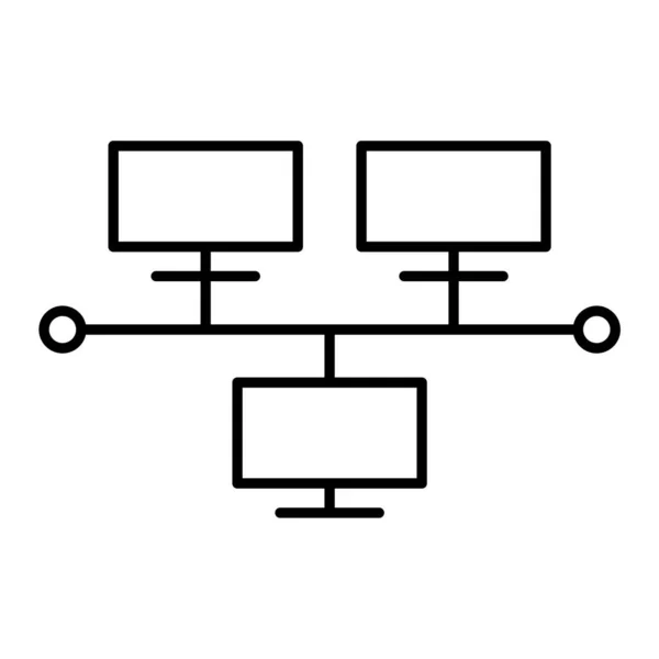 Network Icon Vector Illustration — Stock Vector