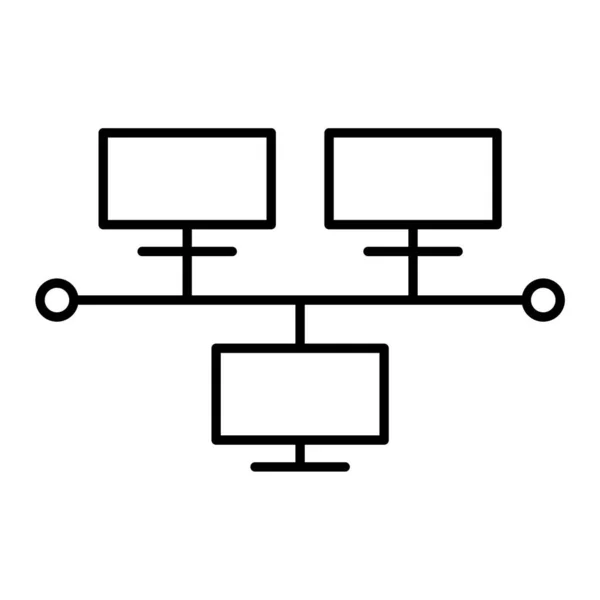 Illustration Vectorielle Icône Réseau — Image vectorielle