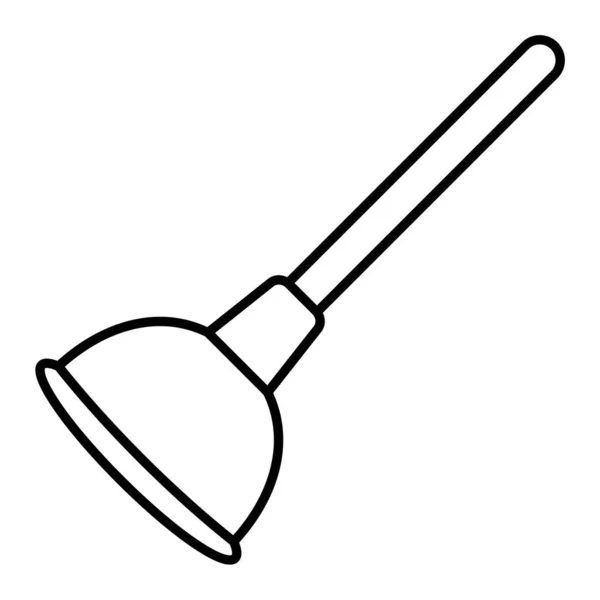 厨房工具图标 白色背景下隔离的Web设计用清洗刷向量图标的简单示例 — 图库矢量图片