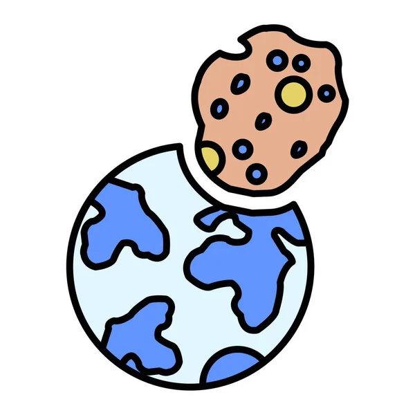 Planète Terre Illustration Simple — Image vectorielle
