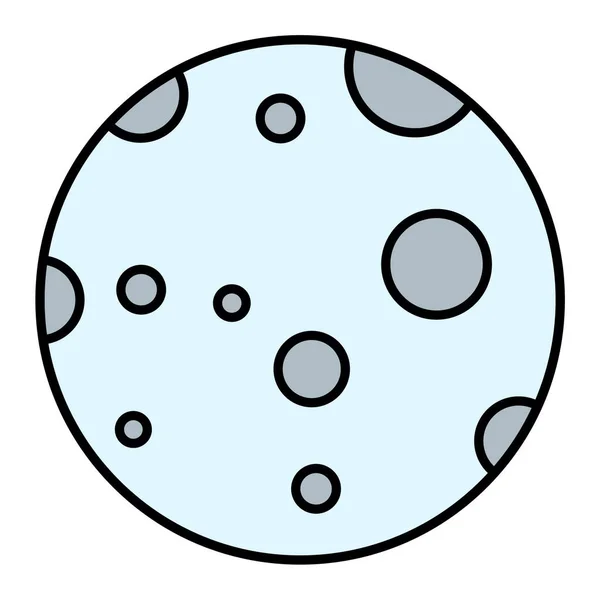 Planetensymbol Umrisse Illustration Von Kugelvektorsymbolen Für Das Web — Stockvektor