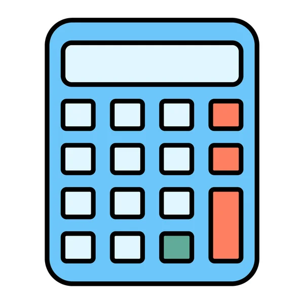 Ícone Calculadora Ilustração Vetorial —  Vetores de Stock