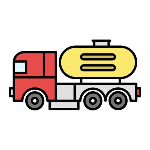 Lkw Web Symbol Einfache Illustration — Stockvektor