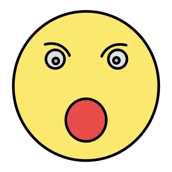 絵文字の顔の絵文字アイコン ウェブデザインのための悲しい表情ベクトルのアイコンの漫画 — ストックベクタ