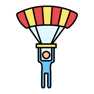 Bir balon simgesinin vektör çizimi