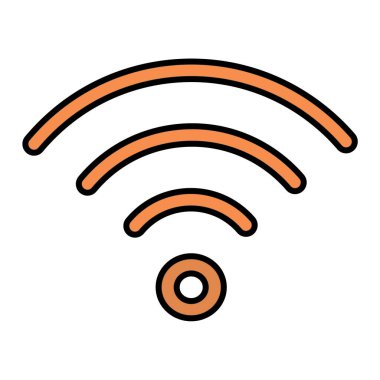 wifi simgesi vektör illüstrasyonu