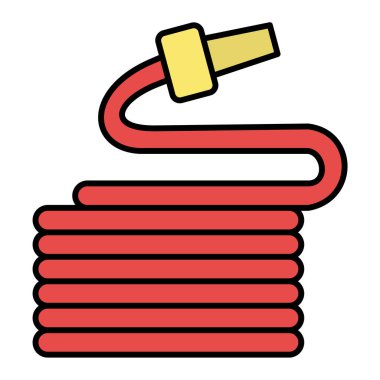 Bir boru simgesinin vektör illüstrasyonu