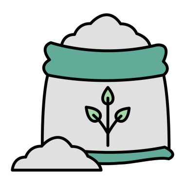 bitki tohumları vektör çizimi tasarımı
