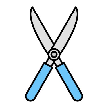 Bahçe ve bahçe simgesinin vektör illüstrasyonu