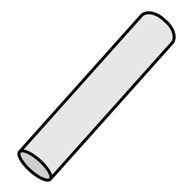 Boru simgesi. Basit resimleme 