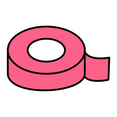 Teyp simgesinin vektör illüstrasyonu