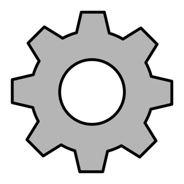 Teçhizat Web simgesi basit illüstrasyon