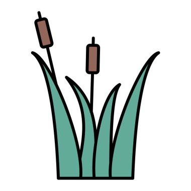  bitki simgesi vektör illüstrasyon tasarımı