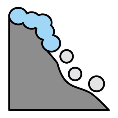 Vektör illüstrasyonu, soyut çizgi film arkaplanı