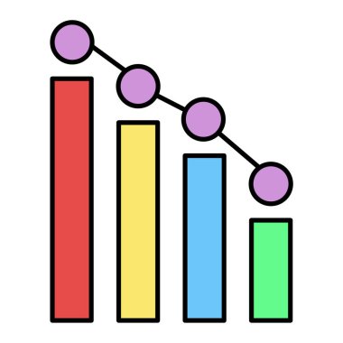 Bar çizelgesi. Web simgesi