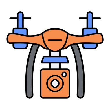 İHA simgesi vektör illüstrasyonu