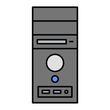 Modern ve teknoloji simgesinin vektör illüstrasyonu