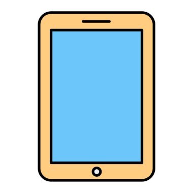 Akıllı telefon aygıtı teknoloji vektör illüstrasyonu