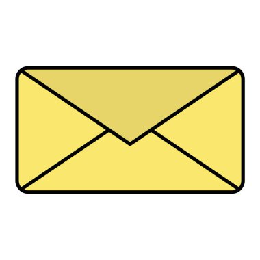 zarf e- posta simgesi vektör illüstrasyon grafik tasarımı