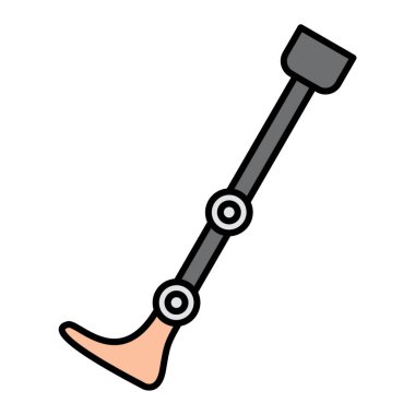 Tek izole nesne simgesinin vektör illüstrasyonu