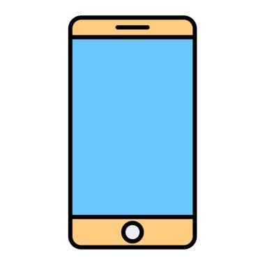 Akıllı telefon aygıtı teknoloji vektör illüstrasyonu