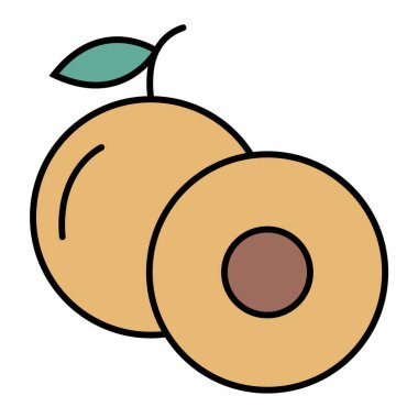 Gıda simgesinin vektör illüstrasyonu