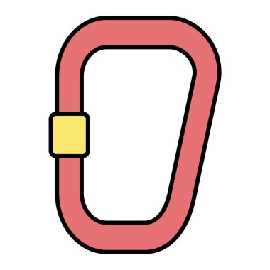 beyaz üzerine izole zincir simgesi vektörü