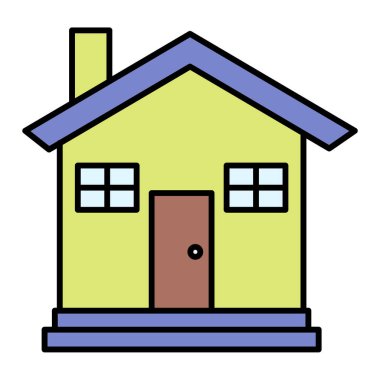 ev simgesi vektör illüstrasyonu