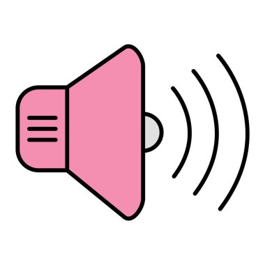 ses simgesi vektör illüstrasyonu