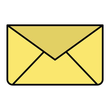 zarf e- posta simgesi vektör illüstrasyon grafik tasarımı