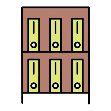 arşiv dizinleri simgesi vektör illüstrasyon grafik tasarımı