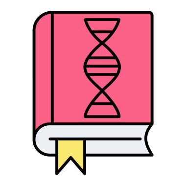 DNA simgesi vektör illüstrasyonu