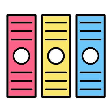 dosya belgesi vektör illüstrasyonu