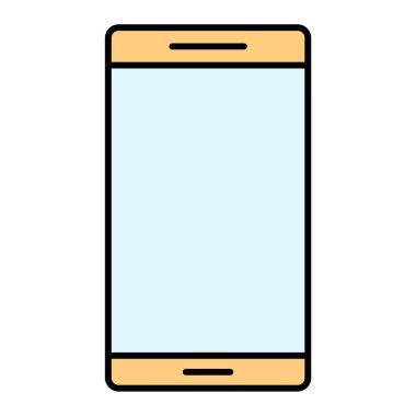 Akıllı telefon aygıtı teknoloji vektör illüstrasyonu